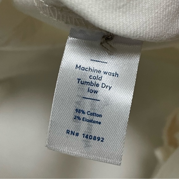 Marine Layer Bridget Slim Wide Leg Crop White Ivory Pants Sz 12 NWT $128 - Picture 8 of 10